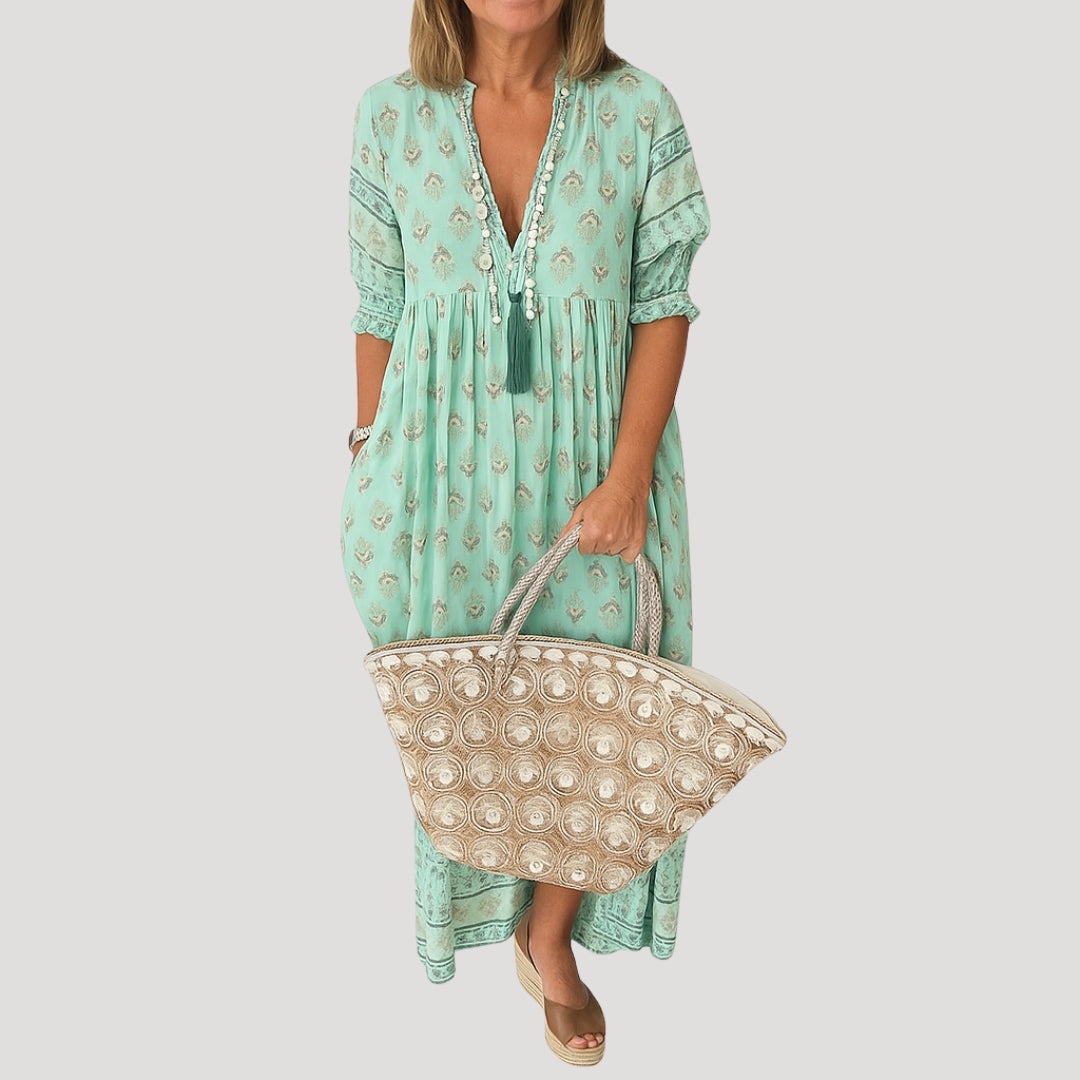 Paula – Džepna Boho Haljina
