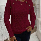 Francisca | Pulover s gumbima