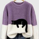 Jelena - Hoodie s printom mačaka