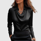 Adela – Elegantna bluzica s efektom svile