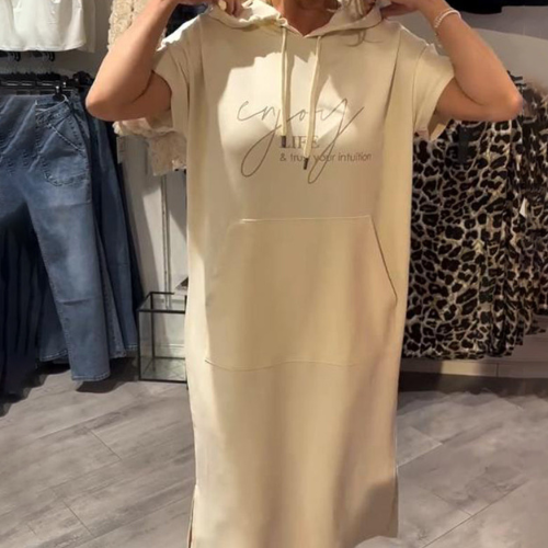 Saskia™ | Svakodnevna haljina s kapuljačom