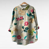 Camille | Elegantna Ljetna Platnena Bluza