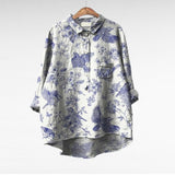 Claire | Elegantna Ljetna Platnena Bluza