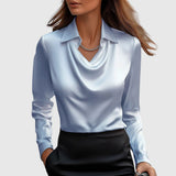 Adela – Elegantna bluzica s efektom svile