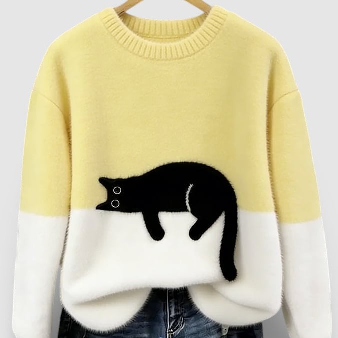 Jelena - Hoodie s printom mačaka