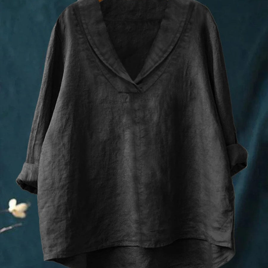 Samantha | Elegantna Ljetna Bluza od Lana