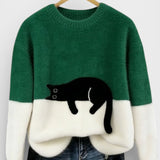 Jelena - Hoodie s printom mačaka