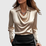 Adela – Elegantna bluzica s efektom svile