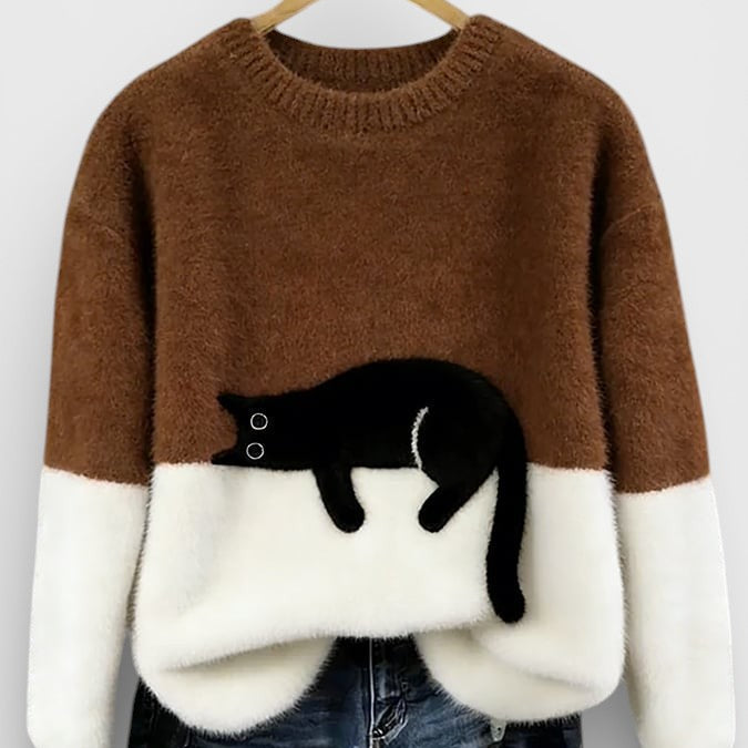 Jelena - Hoodie s printom mačaka