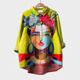 Amelia | Elegantna Ljetna Platnena Bluza