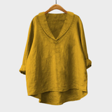 Samantha | Elegantna Ljetna Bluza od Lana