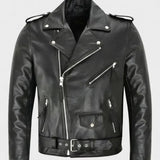Austin™ | Klasična Kožna Biker Jakna