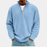 Adonis - Elegantni Pulover s Zip Ovratnikom