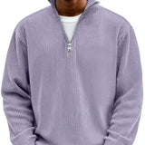 Adonis - Elegantni Pulover s Zip Ovratnikom
