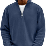 Adonis - Elegantni Pulover s Zip Ovratnikom