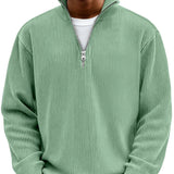 Adonis - Elegantni Pulover s Zip Ovratnikom