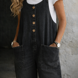 Bethany | Vintage Prani Pamuk Denim Kombinezon