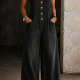 Bethany | Vintage Prani Pamuk Denim Kombinezon