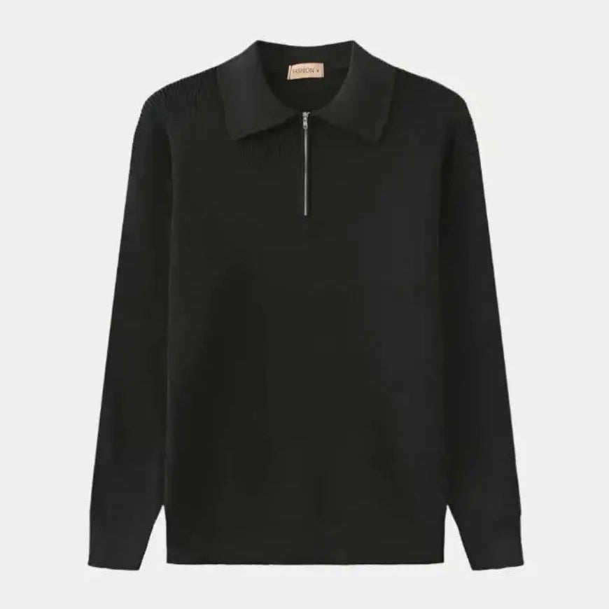 David™ | Zip Polo Pulover