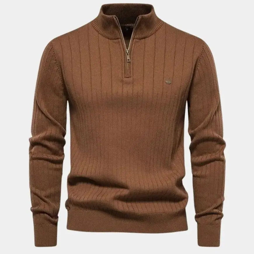 Mikkel™ | Poluvisoki Pamučni Pulover
