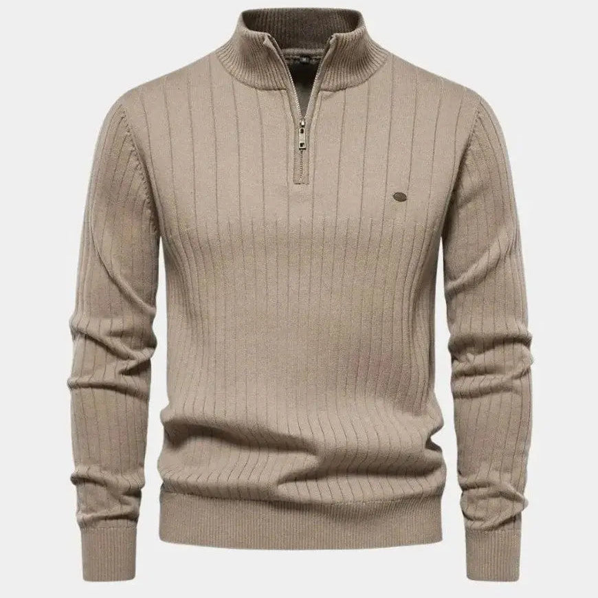 Mikkel™ | Poluvisoki Pamučni Pulover