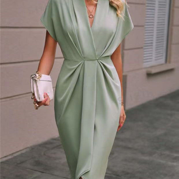 Kaye | Elegantna Midi Omotna Haljina
