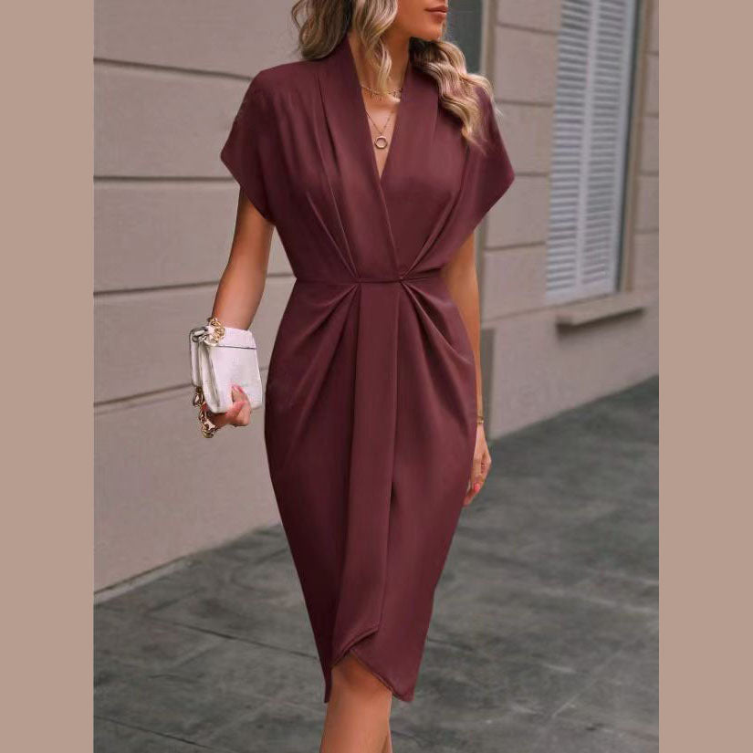 Kaye | Elegantna Midi Omotna Haljina