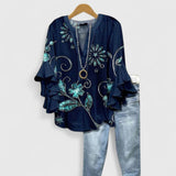 Aurelia – Bluza s naboranim rukavima