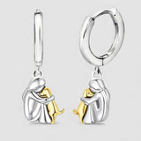 Naušnice za Grljenje Psa s Okruglim Zatvaranjem