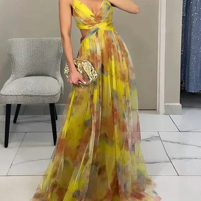 Madeline | Duga cvjetna haljina za bezbrižnu eleganciju