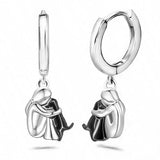 Naušnice za Grljenje Psa s Okruglim Zatvaranjem