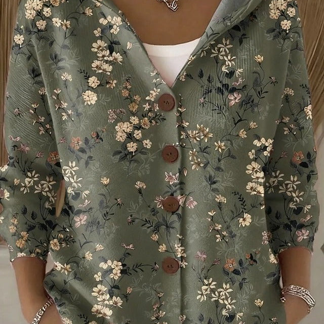 Tímea - Šareni patchwork kaput s kapuljačom