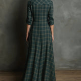 Valentina - Duga karirana haljina