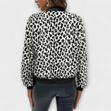 Julija - Elegantna Leopard Print Jakna