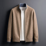 Cas – Zip Strickjacke Clean