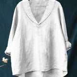 Samantha | Elegantna Ljetna Bluza od Lana