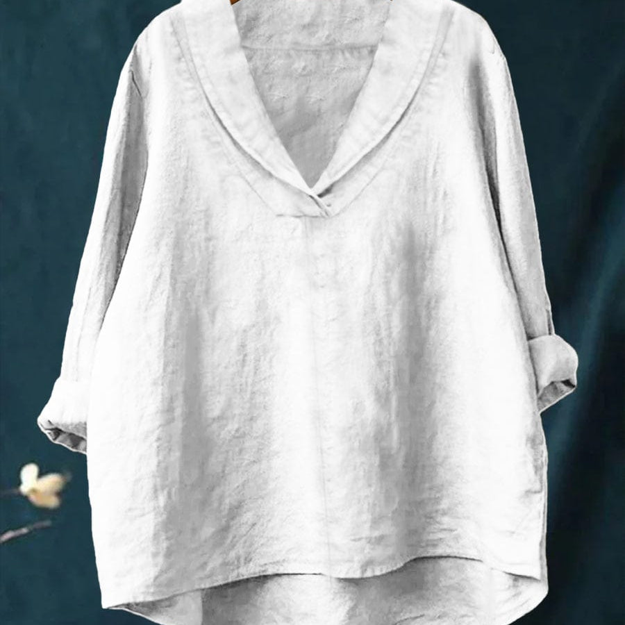Samantha | Elegantna Ljetna Bluza od Lana