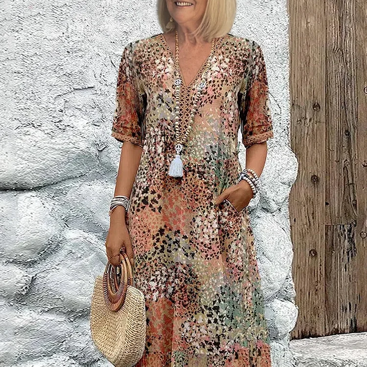 Lia | Ženska Midi Haljina od Lagane Tkanine