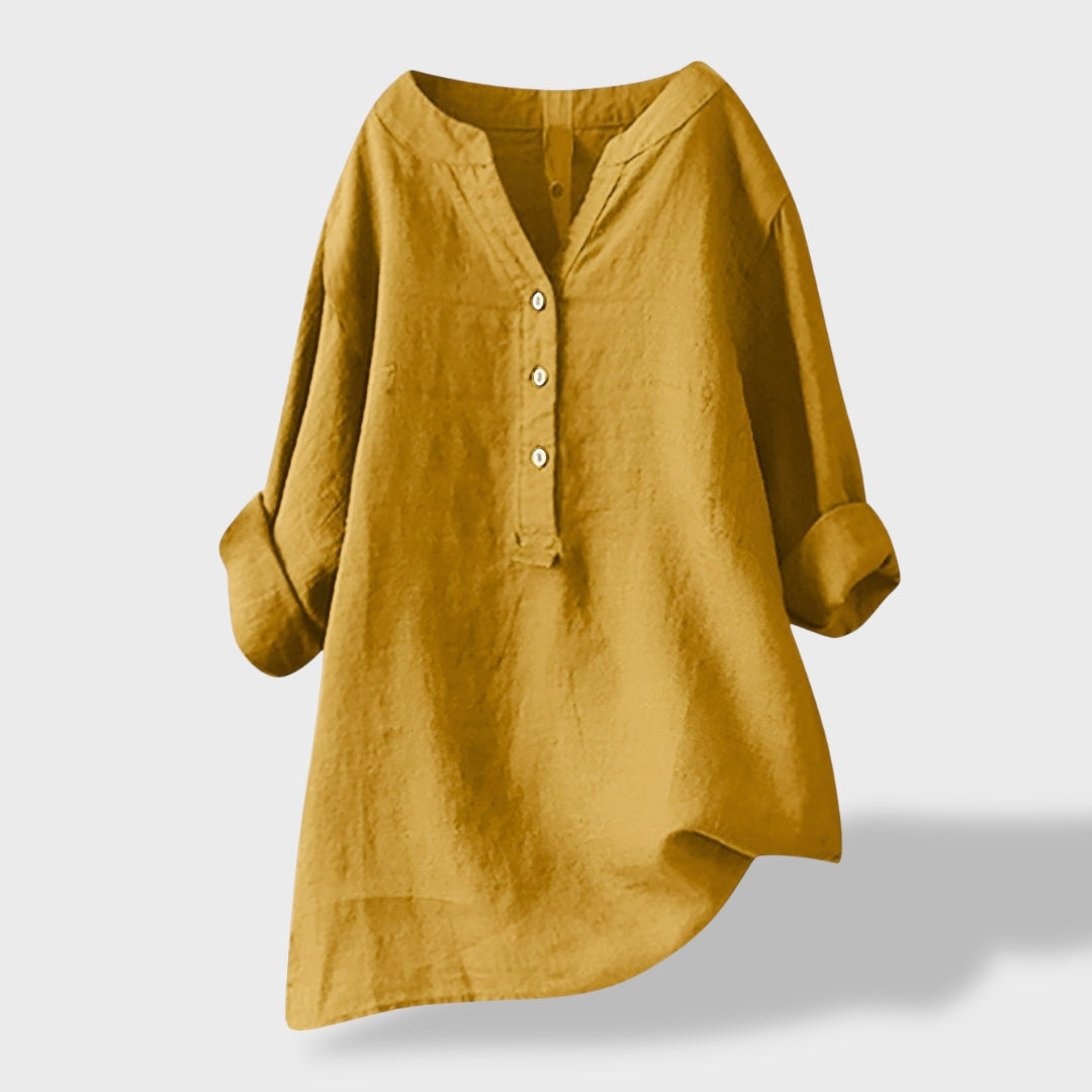 Beatriz™｜Lagana lanena košulja za ljeto