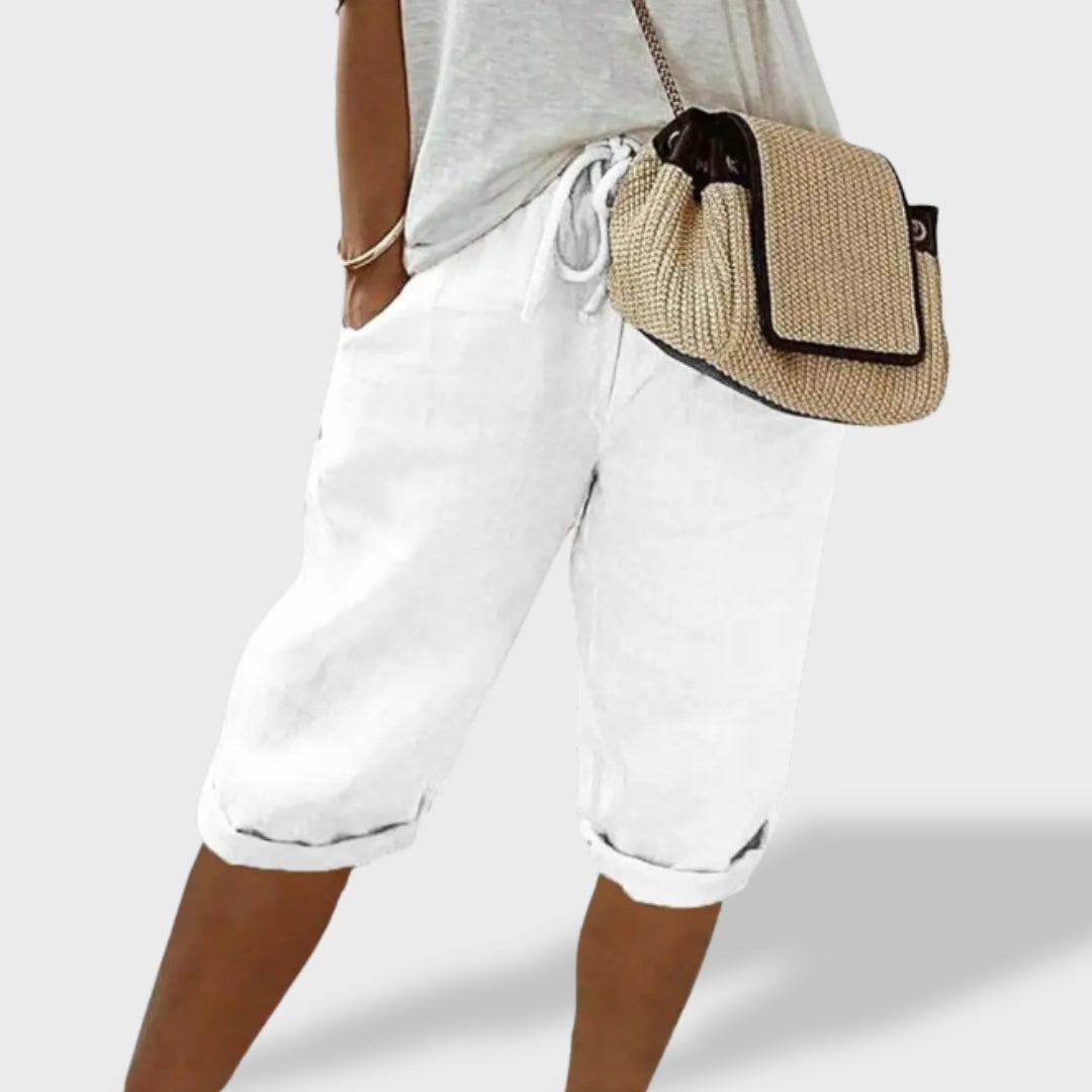 Mariana™ ｜ Lagane Pamučne i Lanene Šortse