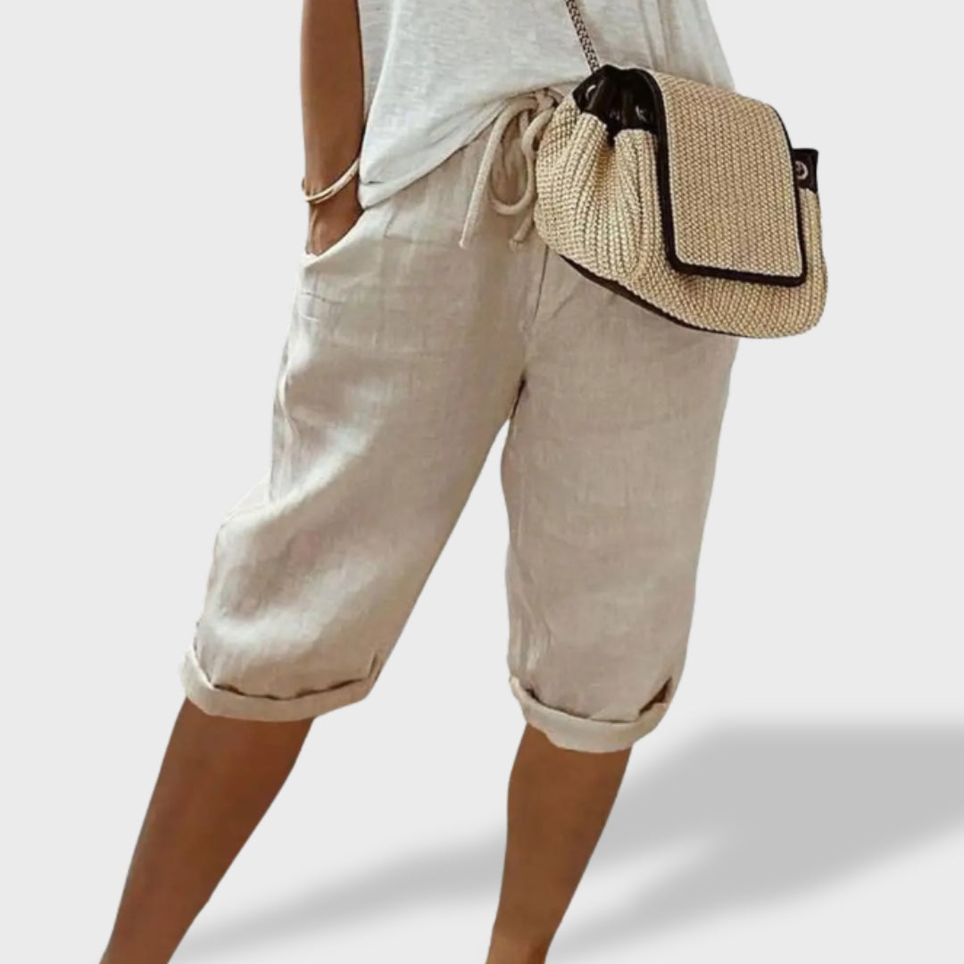 Mariana™ ｜ Lagane Pamučne i Lanene Šortse