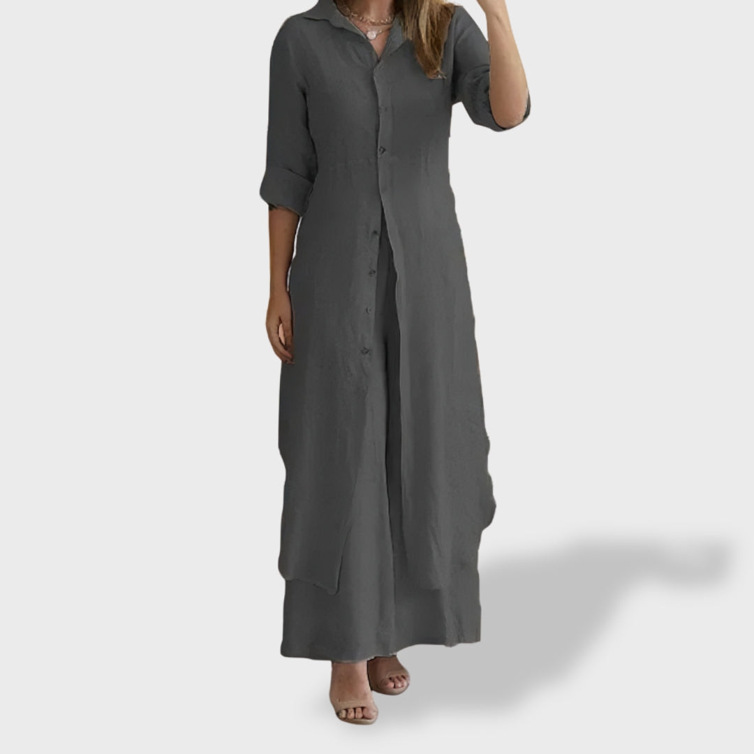 Vivenne | Luksuzni dvodijelni komplet od lana