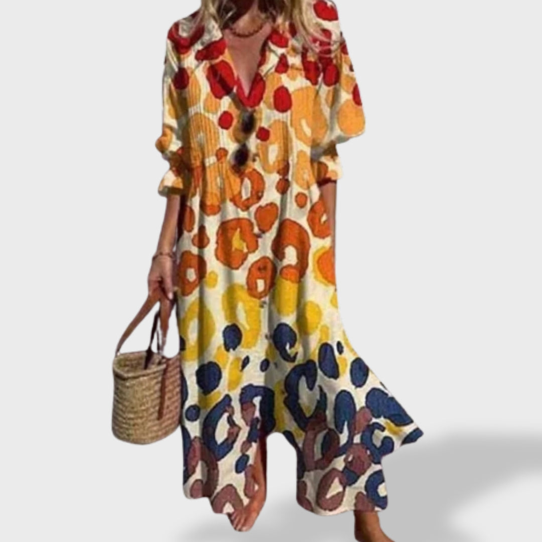 Odessa - Boho Lino Haljina