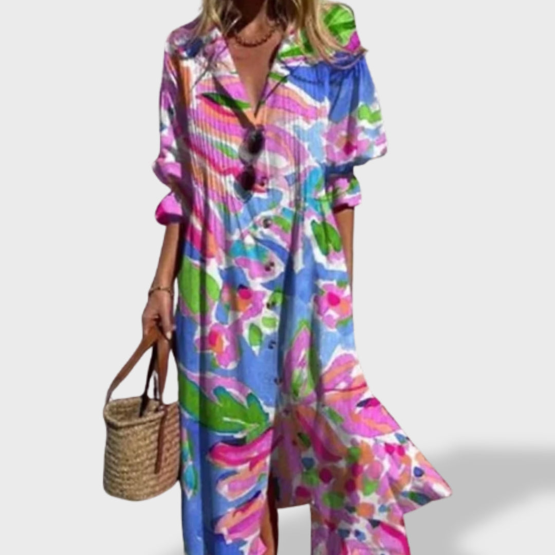 Odessa - Boho Lino Haljina