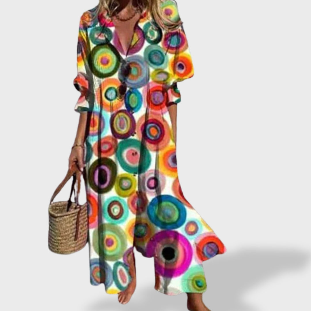 Odessa - Boho Lino Haljina