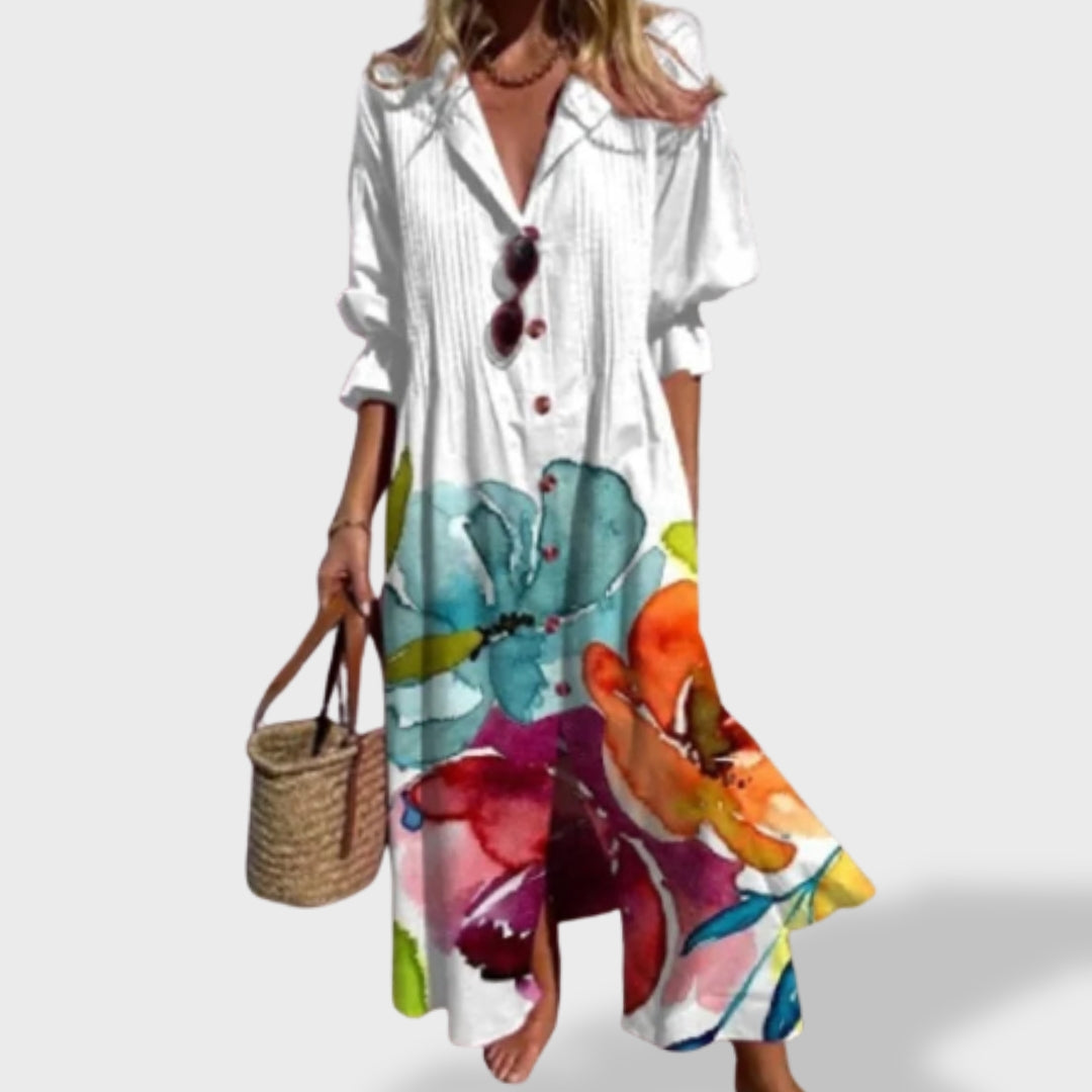 Odessa - Boho Lino Haljina