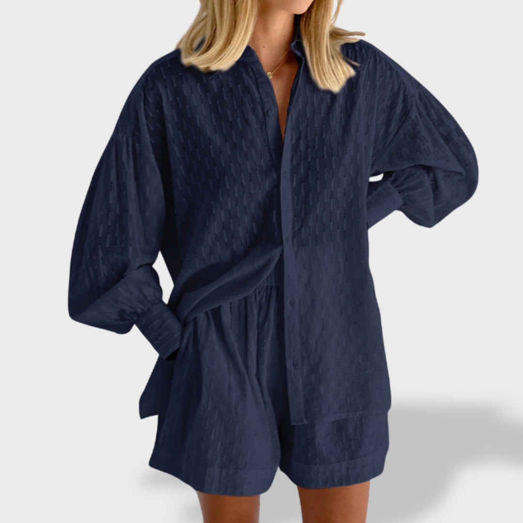 Maud | Elegantan komplet od lanenih košulja i hlača