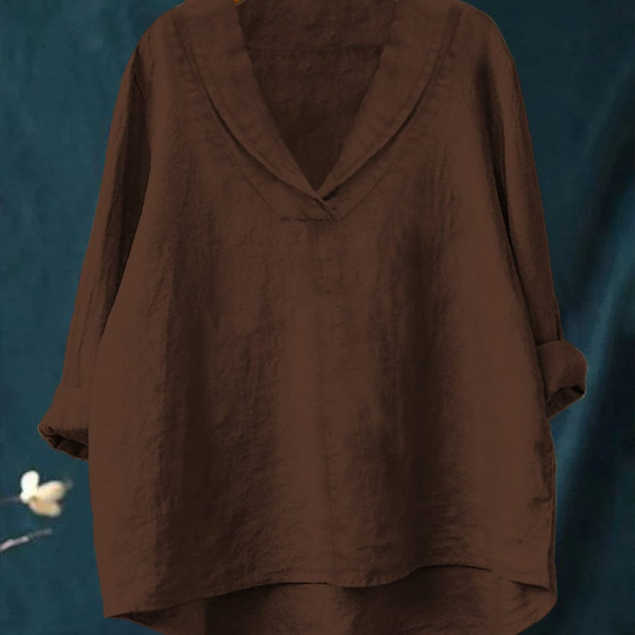 Samantha | Elegantna Ljetna Bluza od Lana