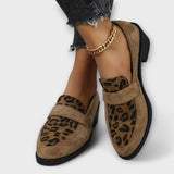 Ženski elegantni cipele s uzorkom leoparda