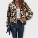 Raquel - Elegantna Leopard Print Jakna